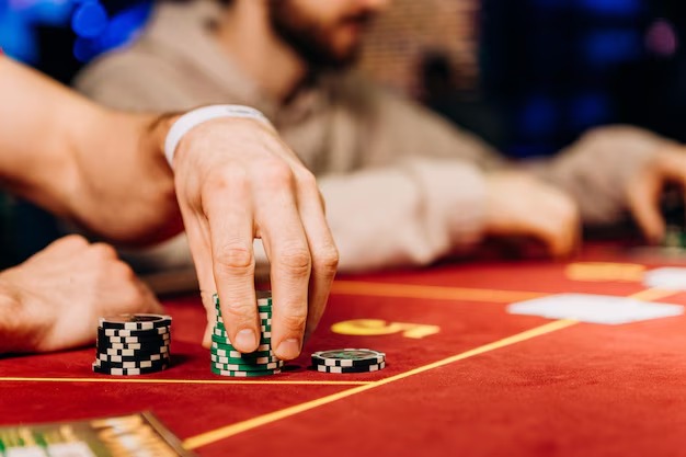 Digital card game interface showing baccarat hand resolution